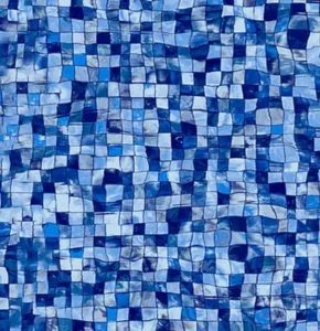 Disco pool liner pattern